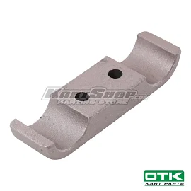 Engine mount bracket, 2 screws, 92 x 32 mm, Front, Aluminium
