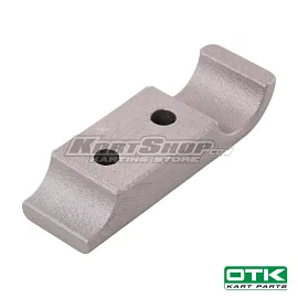 Engine mount bracket, 2 screws, 92 x 32 mm, Rear, Aluminium