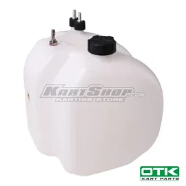 Fuel tank, KZ, 8.5 Litre, Black Caps