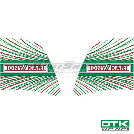 Fuel tank stickers for 3L tank, Tonykart