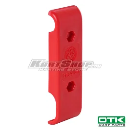 Bracket for front bumper support, Red