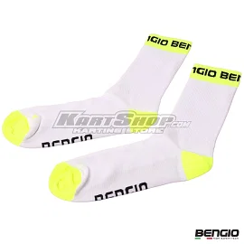 Socks, White / Yellow, Size 35-39