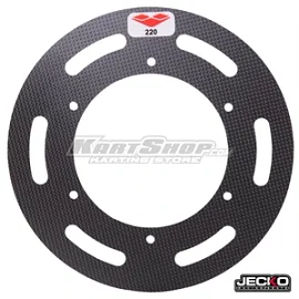 Sprocket Protector, One piece, D220 mm, Carbon
