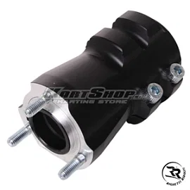 Rear Hub, D50 x 115 mm, Black, Aluminium