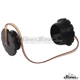 Protective covers for inlet / exhaust hole, Rotax, Black