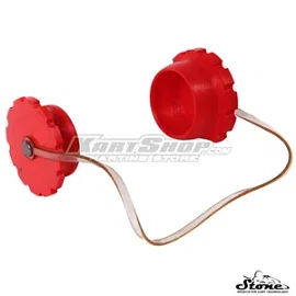 Protective covers for inlet / exhaust hole, Rotax, Red