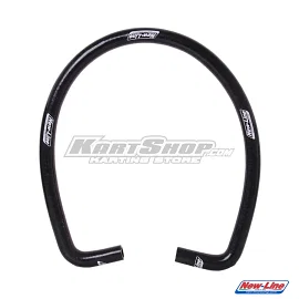 Water Radiator hose, Silicon, 90 degrees, Black