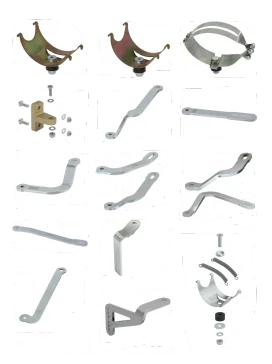 Exhaust system cradles