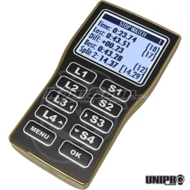 Stopwatch, UniStop V2, Gold incl. bag